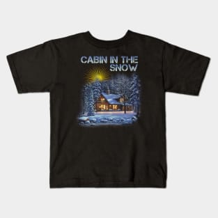 Cabin In The Snow Kids T-Shirt